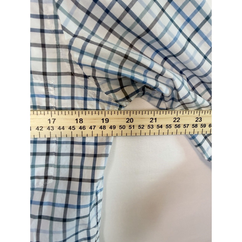 Rodd & Gunn Shirt Mens S Blue Gingham Plaid Sports Fit Long Sleeve Button Down - Picture 7 of 14